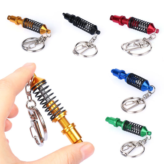 Adjustable shock absorber keychain