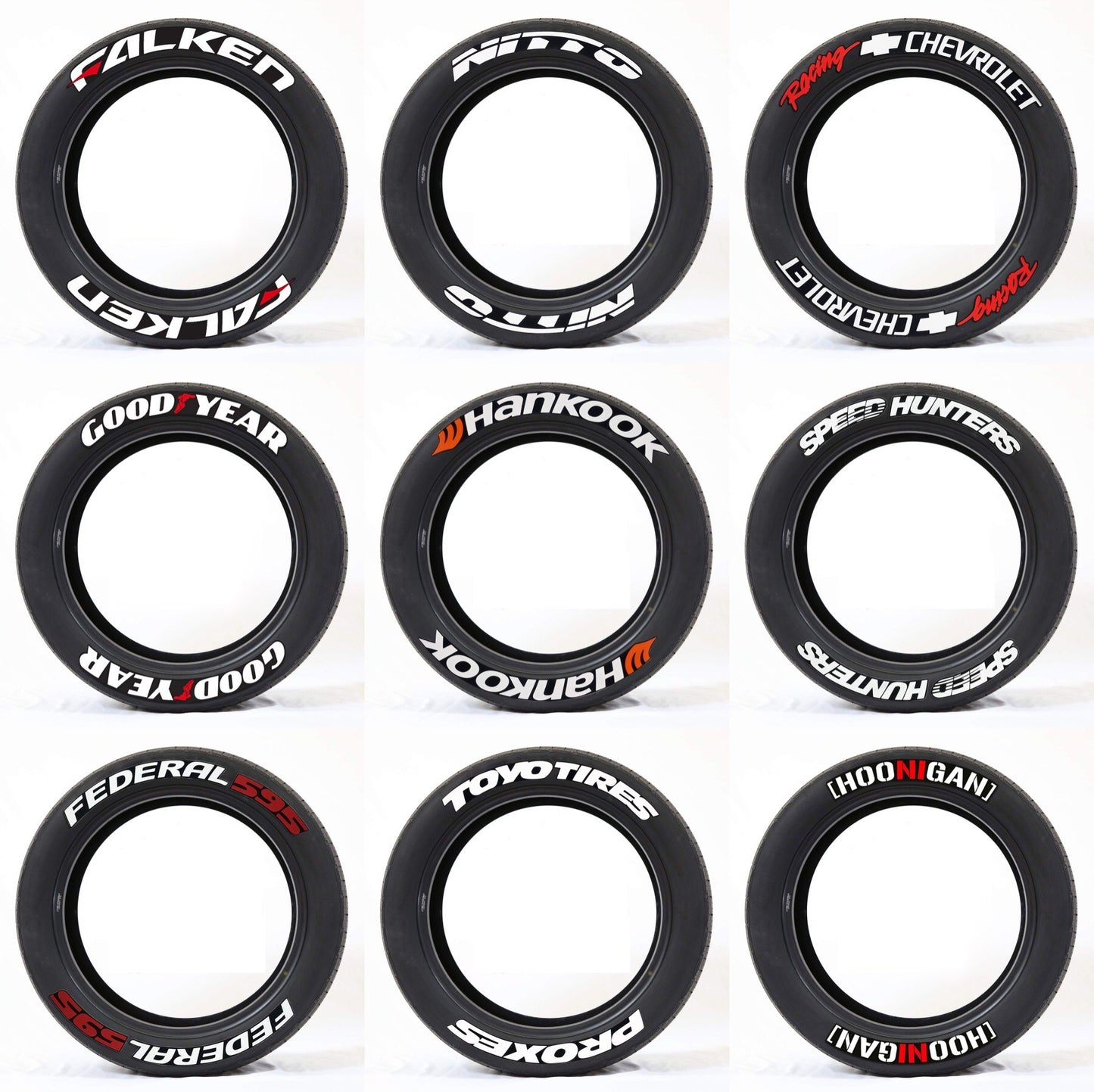 3D Tyre Stickers