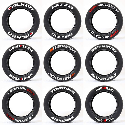 3D Tyre Stickers