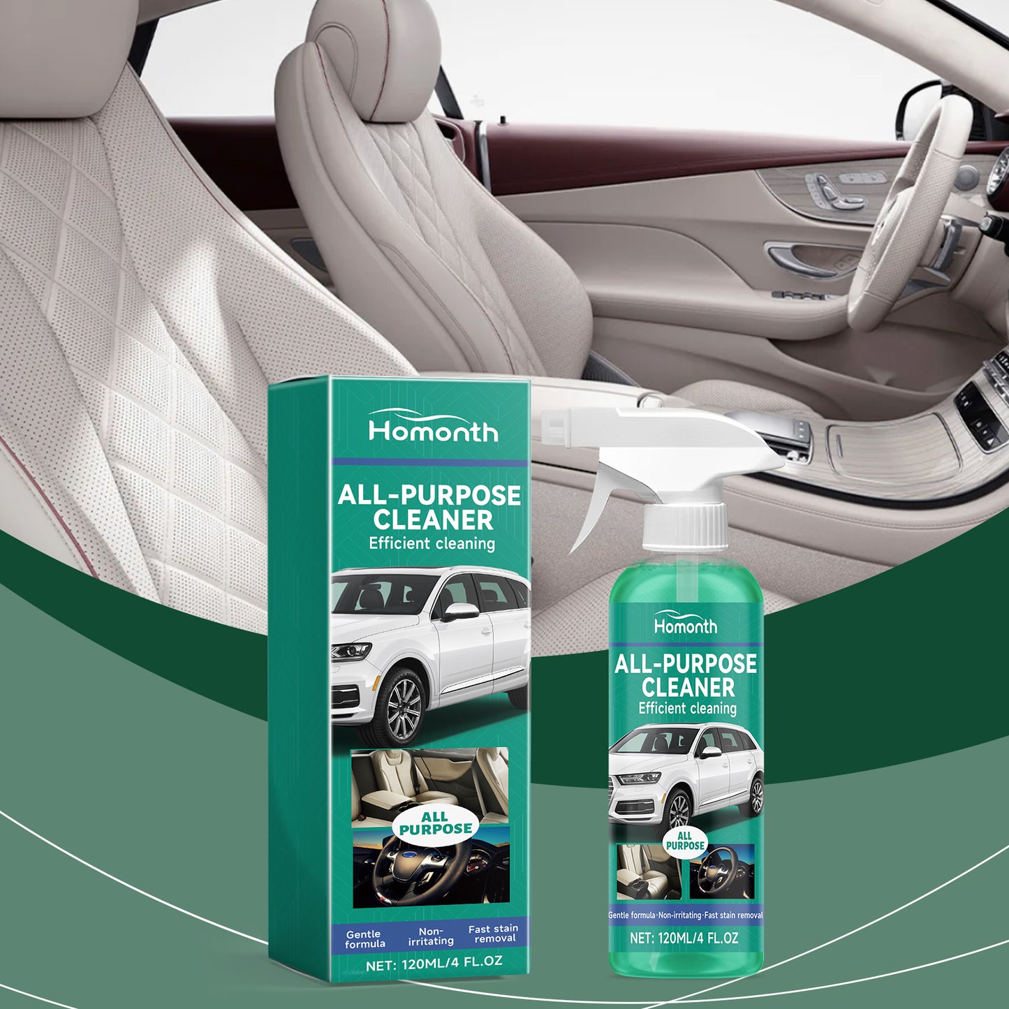 Homonth Car Interior All Purpose Cleaner